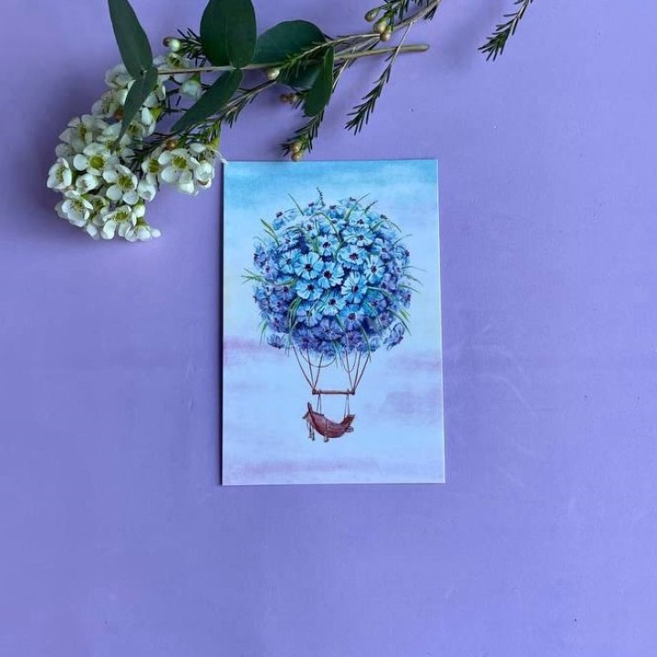 Открытка к букету "Флоростат" в Старом Осколе