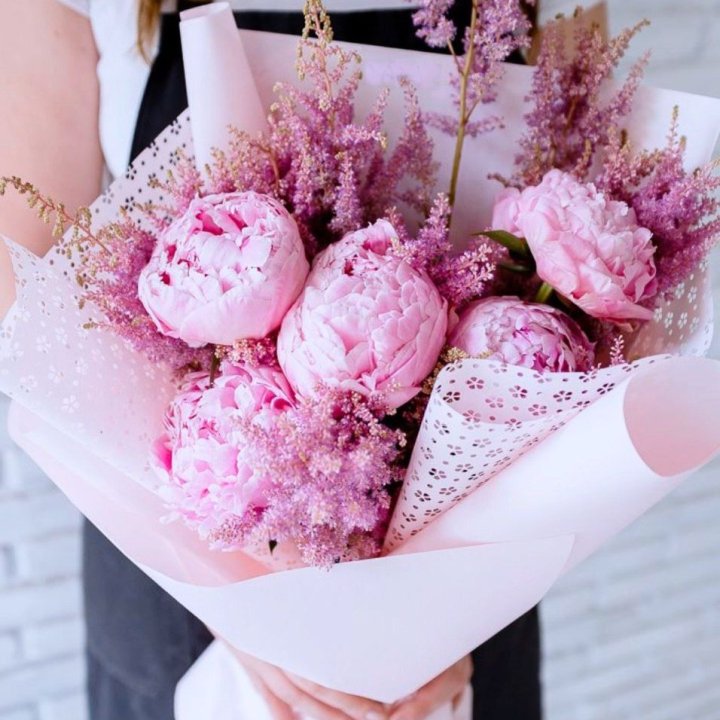Букет пионов "Мелиса" в Старом Осколе