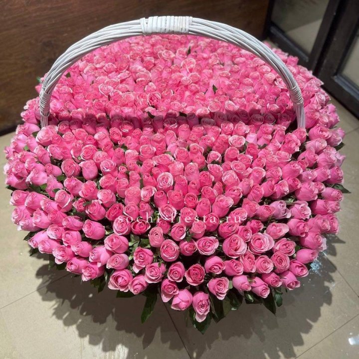 501 розовая роза в Старом Осколе