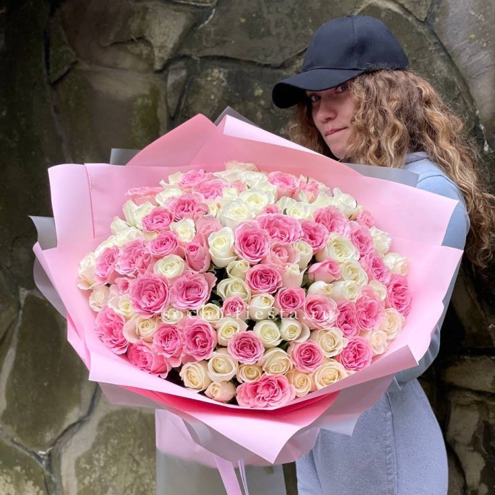 101 роза Миксбери в Старом Осколе