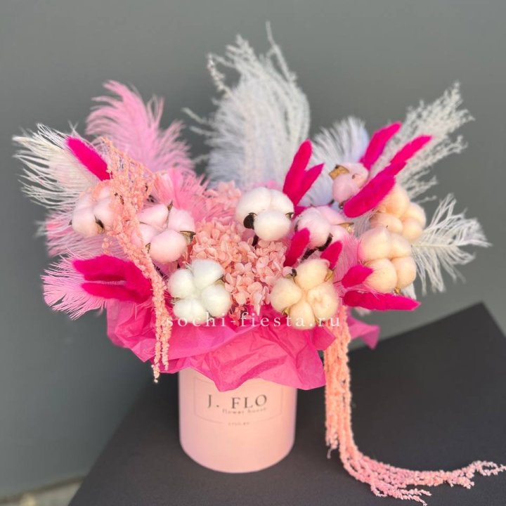 Авторский бокс с сухоцветами №1 в Старом Осколе