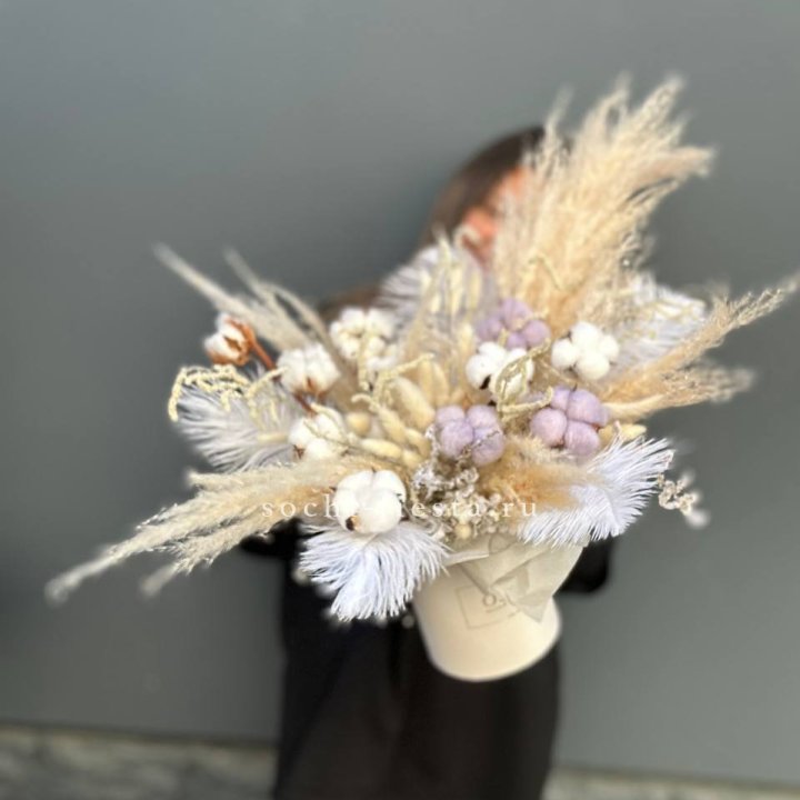 Авторский бокс с сухоцветами №3 в Старом Осколе