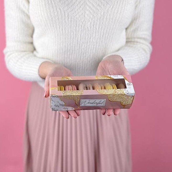 Коробка макаронс 5 шт. в Старом Осколе