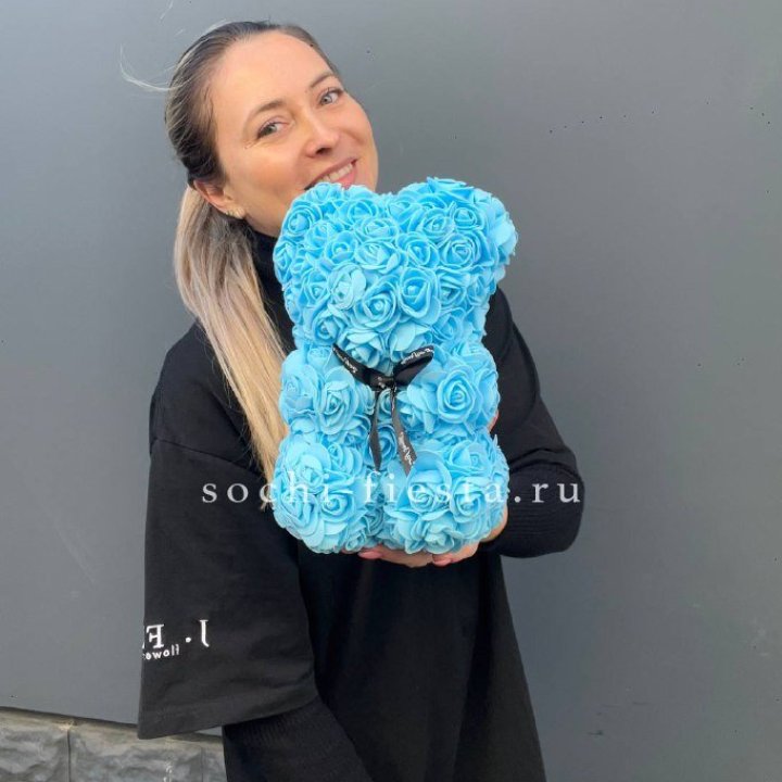 Игрушка медведь голубая в Старом Осколе