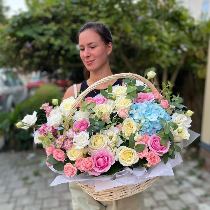 Цветочная корзина №2 в Старом Осколе