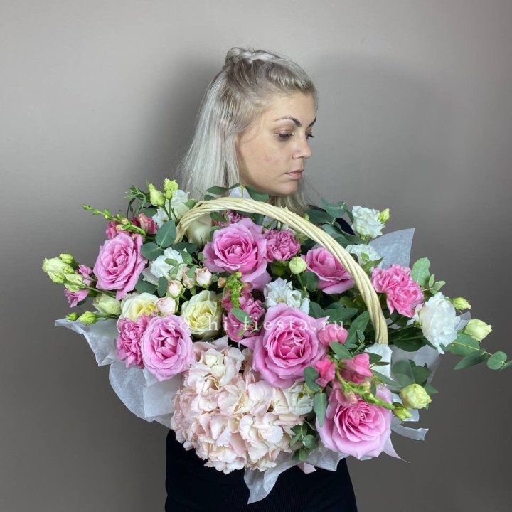 Цветочная корзина № 5 в Старом Осколе