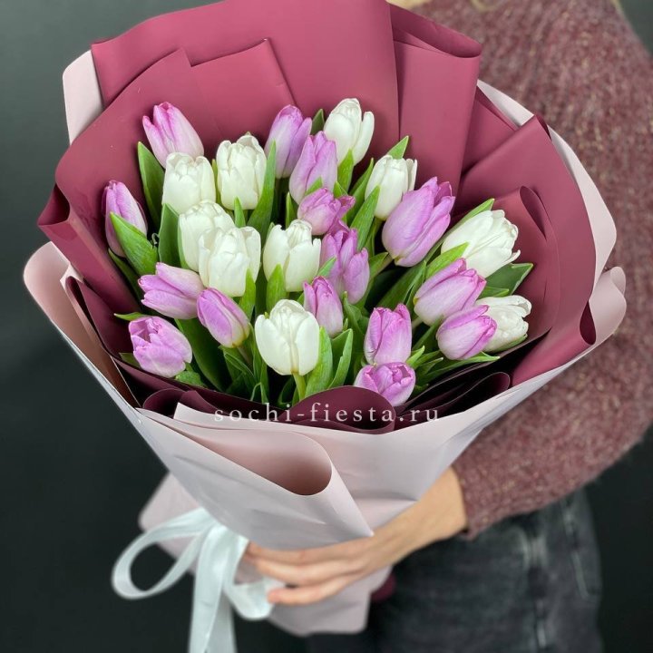 25 тюльпанов микс в Старом Осколе