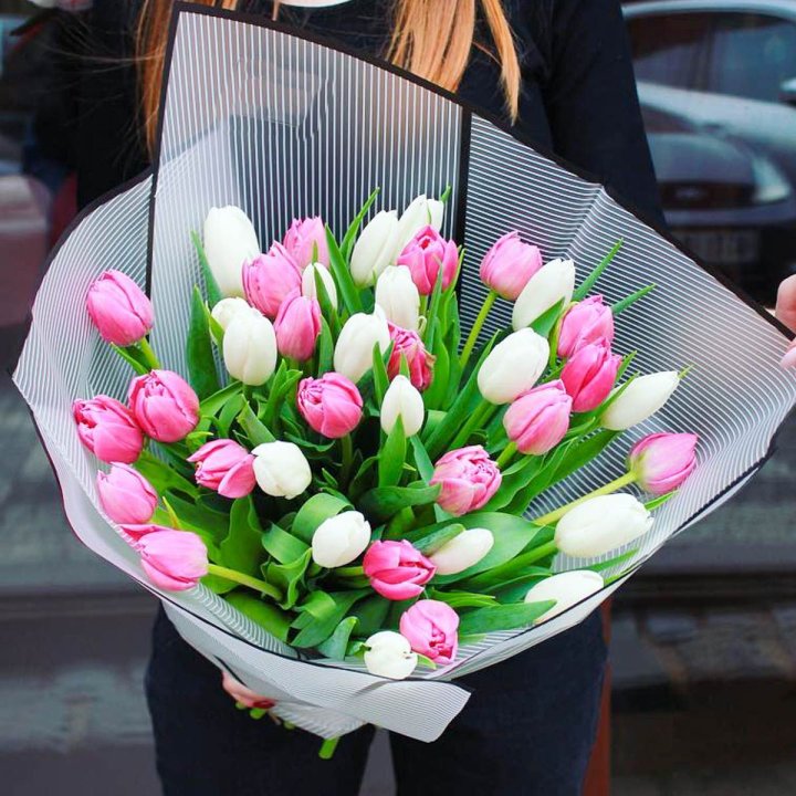 29 тюльпанов микс в Старом Осколе