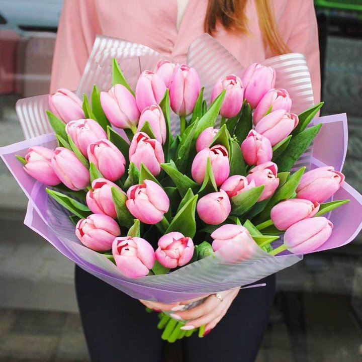 25 тюльпанов "Айс крем" в Старом Осколе