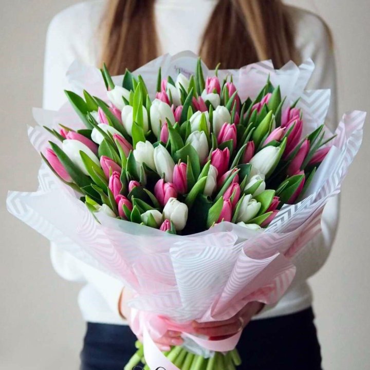 Букет тюльпанов "Лолита" в Старом Осколе